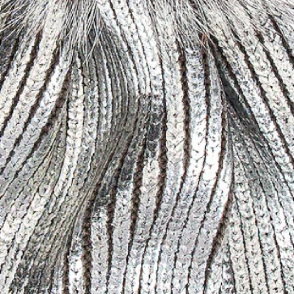 SOLD -Metallic Pom Beanie Hat - Picture 4 of 7